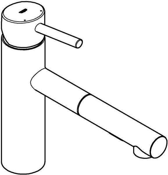 Produktbild Grohe Küchenarmatur mit Handbrause Concetto supersteel matt 30273