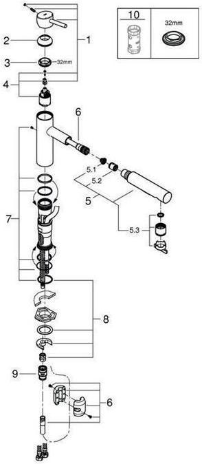 Produktbild Grohe Küchenarmatur mit Handbrause Concetto supersteel matt 30273
