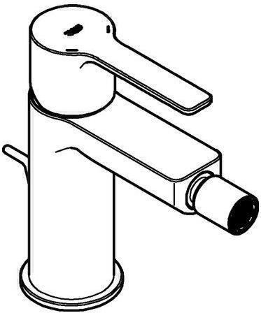Produktbild Grohe Bidetbatterie Lineare 33848001 chrom