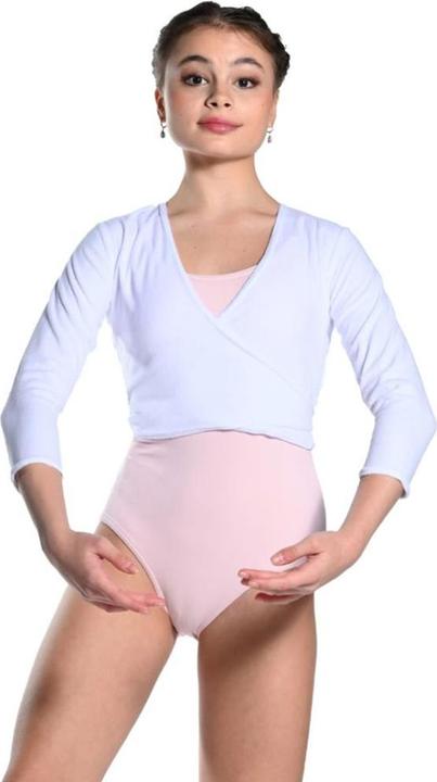 Dansez Vous Weiche Wickeljacke mit Knoten auf der Vorderseite