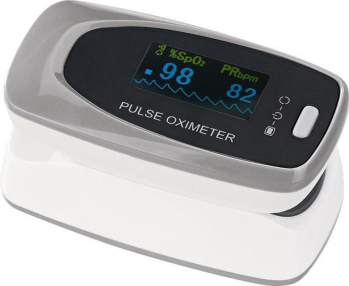 Newgen medicals Finger-Pulsoximeter mit OLED-Farbdisplay, exakte Messung