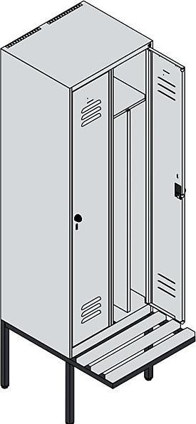 Produktbild C+P Spind Classic PLUS Sitzbank (60 cm, 212 cm)