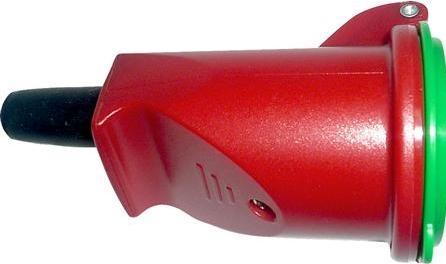 Actual product image Csdk SL Extension cord round with earth fault protection red/green, 10A 250V for cable Ø2.5-10.5 mm