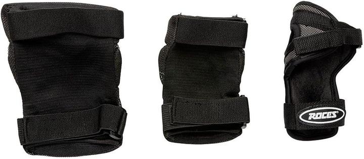 Image du produit Roces Ochraniacze na łyżworolki Ventilated JR czarne 3pack 301352 01 M (Taille unique, Protège-poignets, Genouillère, Coudes, 6 pièces)