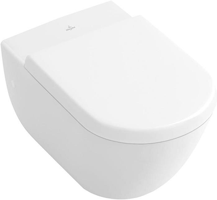 Image du produit Villeroy & Boch Siège WC Subway 9M55S1 facilement démontable avec abaissement automatique blanc
