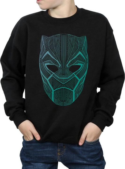 Immagine prodotto Black Panther Tribal Mask Felpa Ragazzi (128)