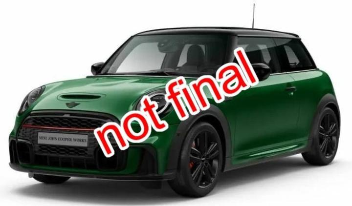 Actual product image Solido 1:43 Mini Cooper John Works 2023 green