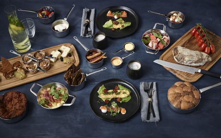 Produktbild Scanpan Stielkasserolle Maitre D’ Ø 16 cm - Induktion (16 cm, Stielkasserolle, Edelstahl, Kupfer)