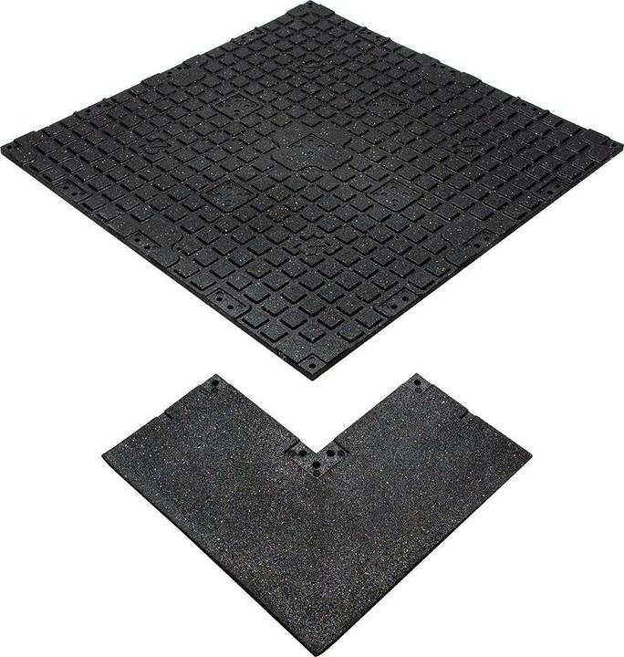Image du produit Stockz Bordure d'angle pour sol caoutchouc "Connect Tiles Corner" 50x50cm (2 cm)