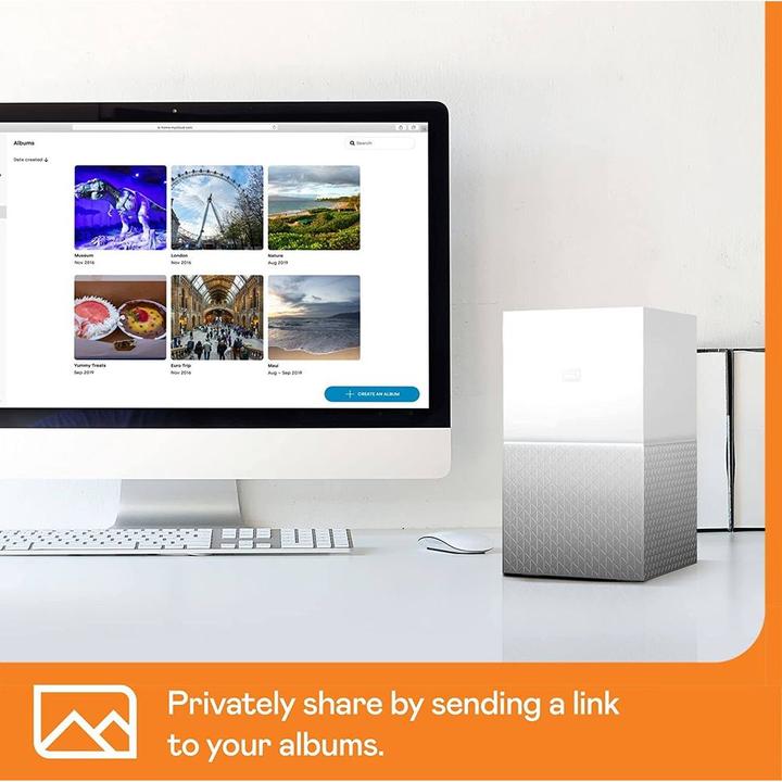 Actual product image WD My Cloud Home Duo (2 x 6 TB, WD Red)