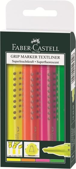 Produktbild Faber-Castell Textmarker Grip (Mehrfarbig, 1 mm, 4 x)