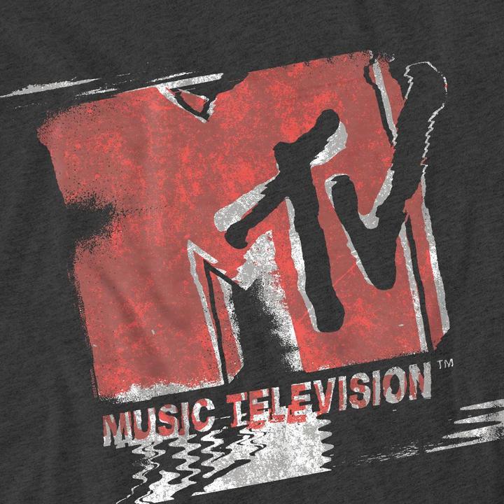 Actual product image MTV Unisex Adult Washed Out Logo T-Shirt (L)
