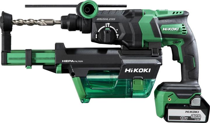 Image du produit Hitachi HiKOKI Zubehör 376972 Staubabsauggerät für Bohrhammer DH18DPC und DH36DPE im Hikoki System Case II (Fonctionnement sur batterie)