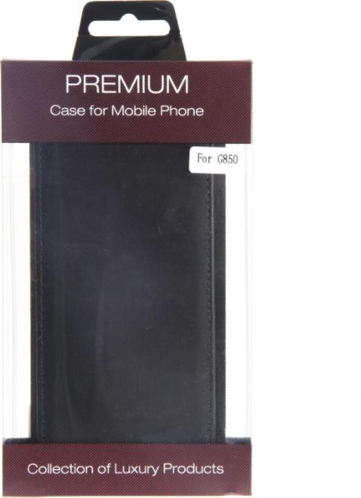 Immagine prodotto OEM Custodia Flip Slim in pelle Galaxy Alpha G850 - Nero (Samsung Galaxy Alpha)