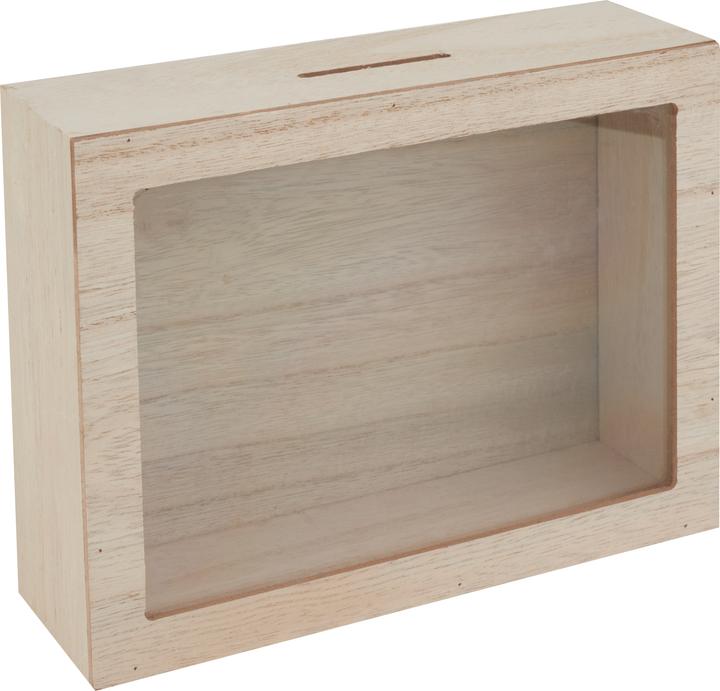 Produktbild VBS Spardose mit Sichtfenster, 2 Stück (15 x 6 x 20 cm)