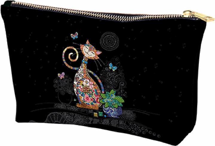 Produktbild Kiub trapezförmiger kulturbeutel katze schmetterlinge bug art jewels pm