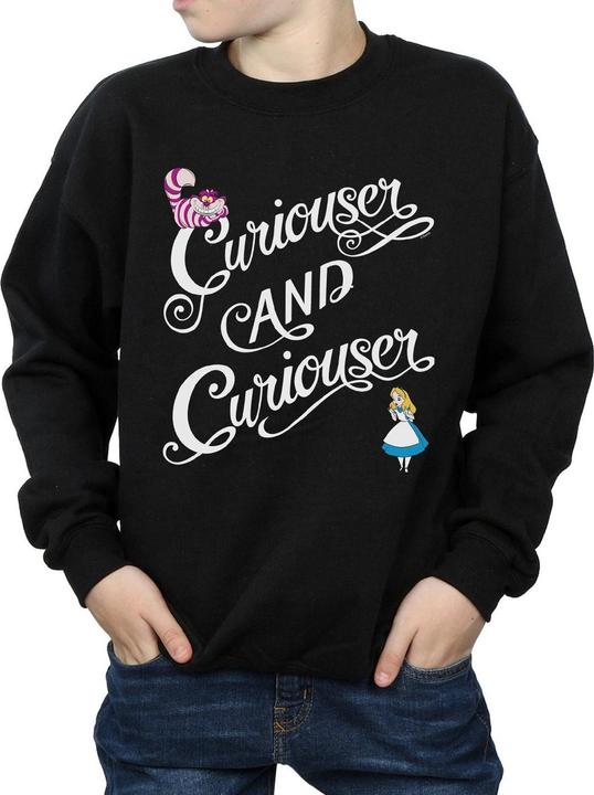 Produktbild Disney Sweatshirt Jungen Alice im Wunderland Curiouser (140, 146)