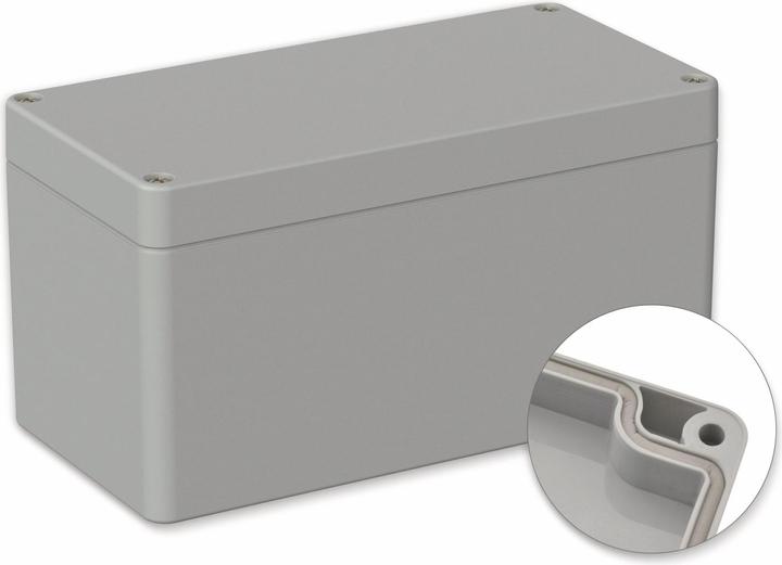 Produktbild Pollini POLLIN, Polycarbonat Gehäuse, 160 x 80 x 85 mm, IP66, Lichtgrau