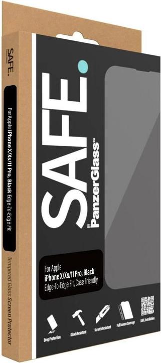 Immagine prodotto Safe. Pellicola protettiva Custodia amichevole per iPhone X/Xs/11 Pro (1 Pezzo/i, Apple iPhone XS, Apple iPhone X, Apple iPhone 11 Pro)
