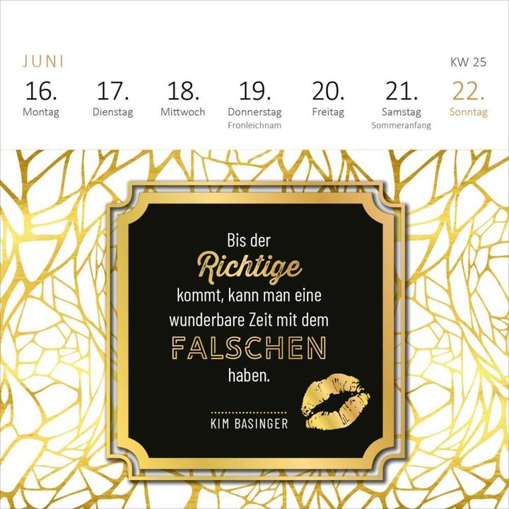 Produktbild Mini-Wochenkalender Für freche Frauen 2025 (Deutsch)