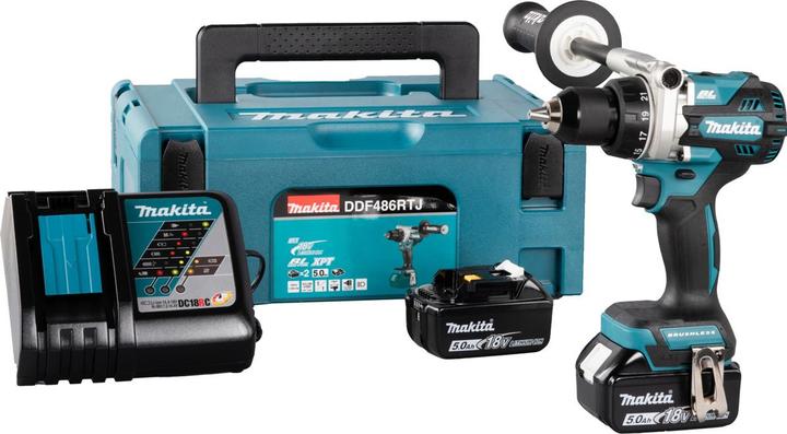 Actual product image Makita DDF486RTJ (Rechargeable battery operated)