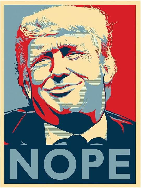 Immagine prodotto Grindstore Maglietta Donald Trump Nope (M)