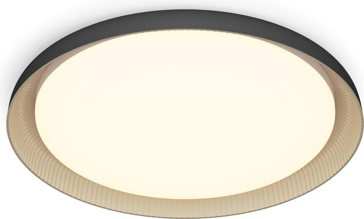 Schwarz, Beige, Weiss