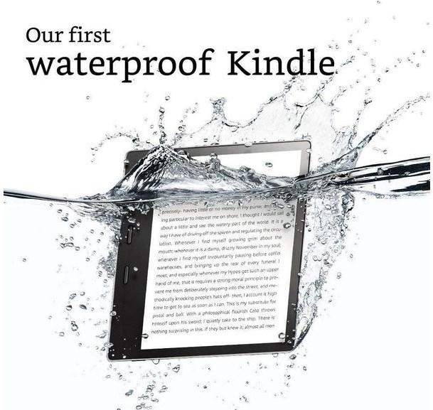 Actual product image Amazon Kindle Oasis Special Offer (2017) (7", 8 GB, Graphite, Aluminium)