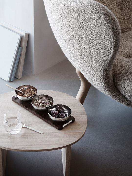 Actual product image Georg Jensen BERNADOTTE Three bowls on tray