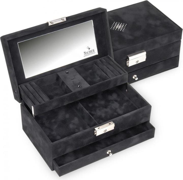 Image du produit Sacher 35.503.040404 - Coffret à bijoux Hanna crystalo noir