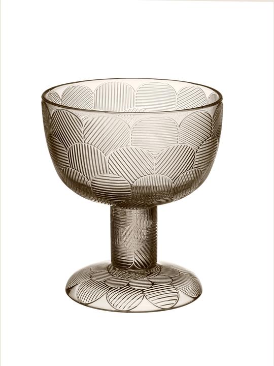 Actual product image Iittala Miranda bowl with foot inen