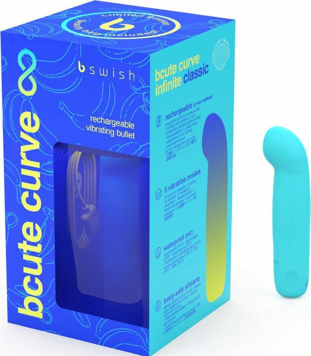 Produktbild Bswish B Swish - Bcute Curve Infinite Classic Edicion Limitada Vibrador Recargable Silicona Azul
