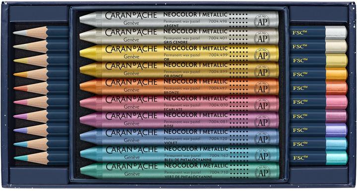Caran d'Ache Cosmic Blue multi-product special edition (Metallic colours, 20 x)