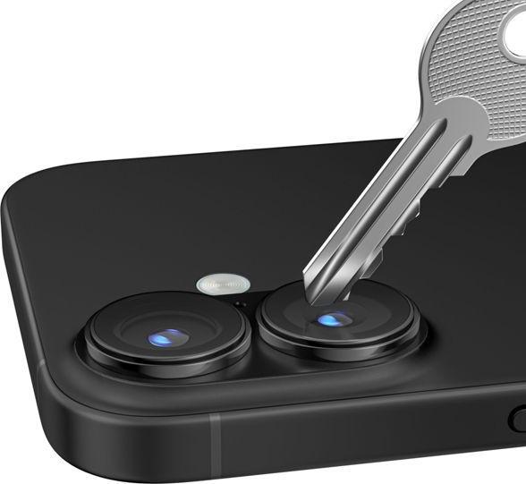 Image du produit Belkin 1x2 Kameralinsenschutz TempGlass iPhone 16/16 Plus (2 pièce(s), Apple iPhone 16)