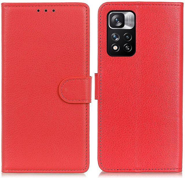 Produktbild MU Classic Litchi Leder Bookcover Series (Xiaomi Redmi Note 11 Pro 5G, Xiaomi Redmi Note 11 Pro+ 5G)