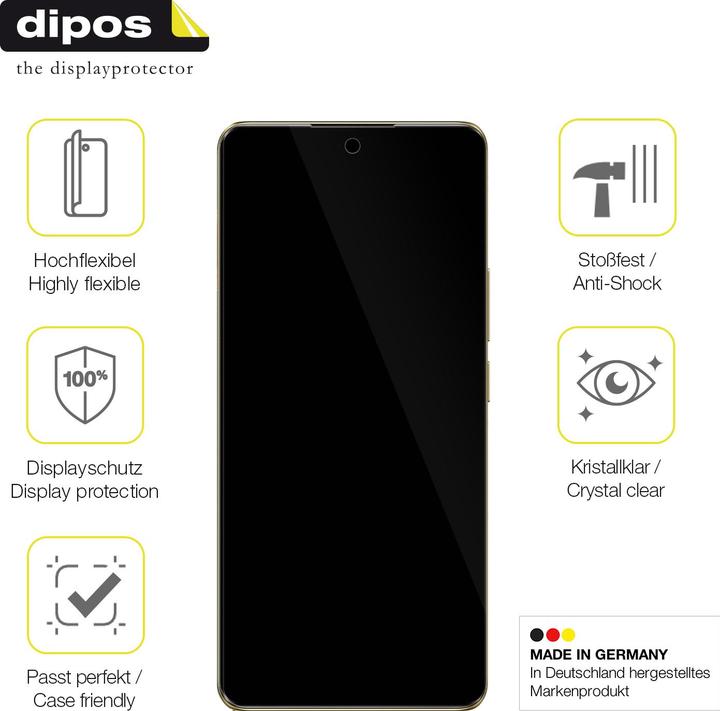 Immagine prodotto Dipos 3D Full-Cover Pellicola Protettiva (1 Pezzo/i, Xiaomi 12 Pro 5G)