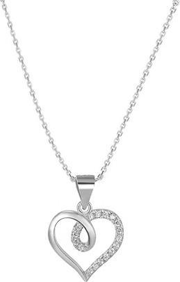 Image du produit Beneto Collier en argent avec coeur AGS495 / 47 (L)