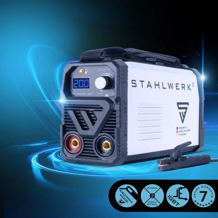 Produktbild Stahlwerk Schweissgerät ARC 200 MD IGBT MMA E Hand Inverter Single-Board 200 A