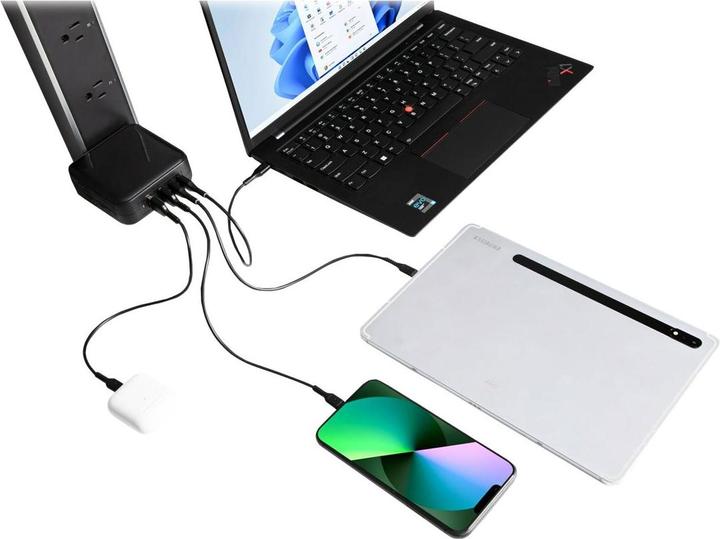 Produktbild Targus 100W GanCharger-Multi port- travel adapt (100 W)