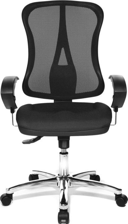 Immagine prodotto Topstar Sedia girevole da ufficio Head Point SY Deluxe, nera Rivestimento: 100 % poliestere, altezza del