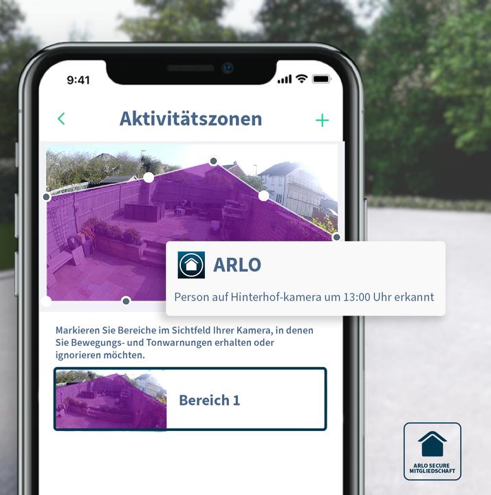 Produktbild Arlo Pro 3 Floodlight Kamera, weiss (2560 x 1440 Pixels)