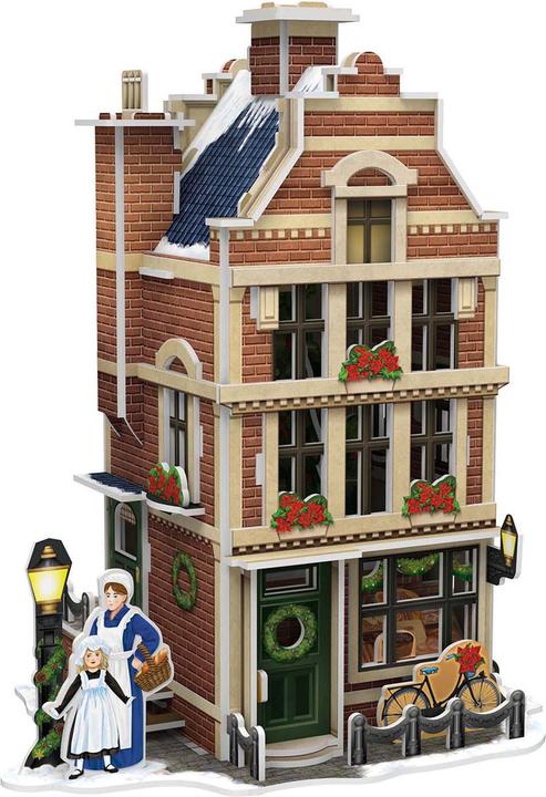 Produktbild Cubicfun Kubisches lustiges 3D-Puzzle „Holländische Bäckerei“ mit LED-Beleuchtung