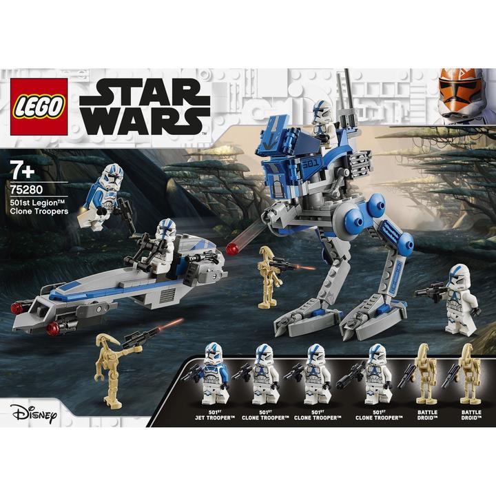 Image du produit LEGO Les Soldats Clones de la 501ème légion (75280, LEGO Star Wars)