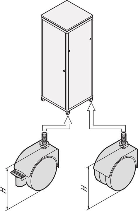 Actual product image Schroff Eurorack