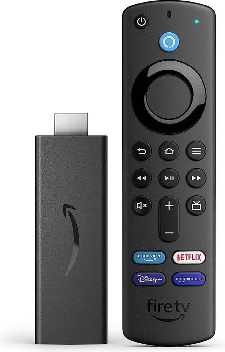 Image du produit Amazon Fire TV Stick (2021) incl. télécommande vocale Alex (8 Go, Fire OS)