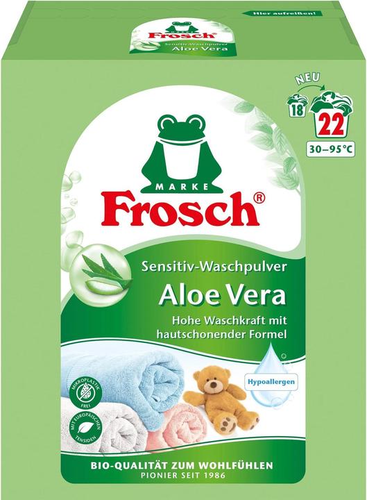 Produktbild Frosch Aloe Vera Sensitiv (22 Waschgänge, Pulver)