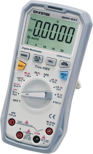 GW Instek GDM-541 - Multimètre GDM-541 digital 22000 Counts TRMS USB (CAT III 1000V, CAT IV 600V)