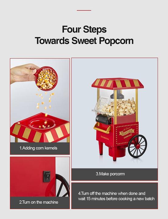 Produktbild Cozeemax Popcornmaschine