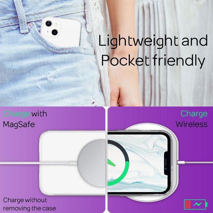 Produktbild Nalia Klare Transparente Hybrid Hülle (Apple iPhone 14)