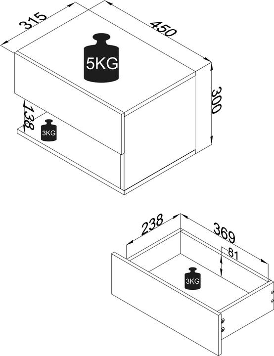 Actual product image VCM Usal XL (45 x 32 x 32 cm)